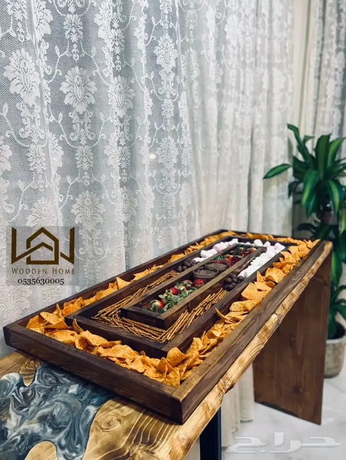 كراسي خشب   جلسات خارجيه   طاولات   تصميم ديكور وحديقة 30
