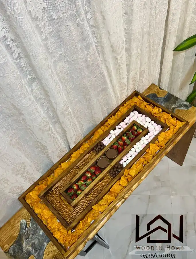 كراسي خشب   جلسات خارجيه   طاولات   تصميم ديكور وحديقة 29