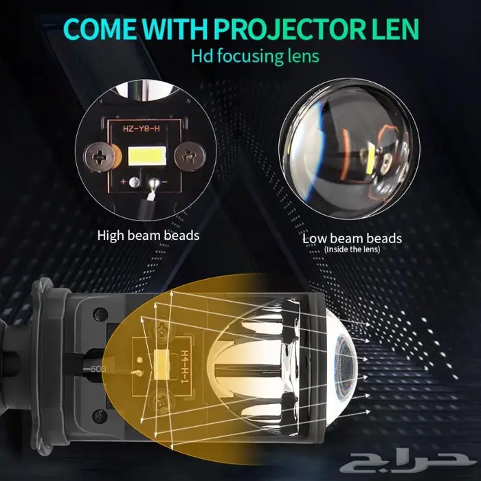LED سيارات ليد يديل الزنون 2025 أنوار ليد قوية خصم كبير 14