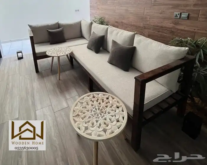 كراسي خشب   جلسات خارجيه   طاولات   تصميم ديكور وحديقة 19