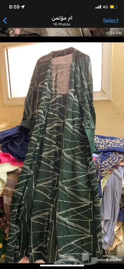 بيعة عبايات وجلابيات استقبال 13