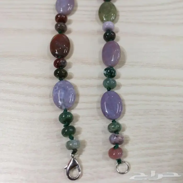 عقد نسائي مميز حجر العقيق 0