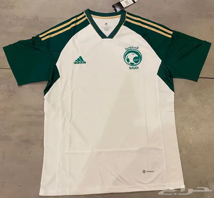 تيشيرت المنتخب السعودي 2023 من أديداس (كبار وأطفال) 8