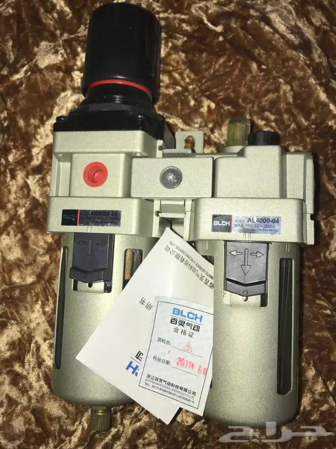 منظم ضغط فلتر الهواء او شفط الماء من الهواء للمكائن 6