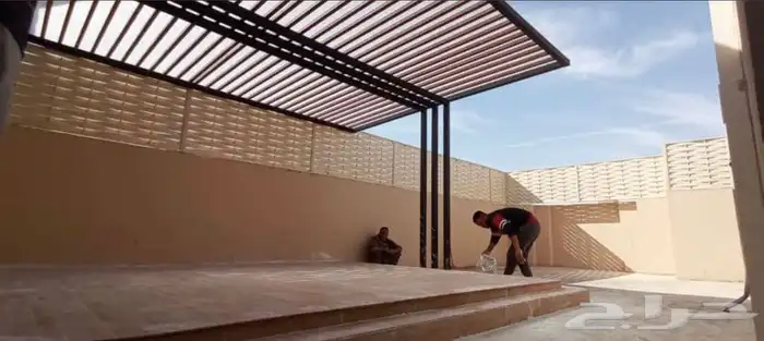 ساتر جدار سواتر حديد شرائح سواتر قماش مظله جلسه مظلات سيارا 20