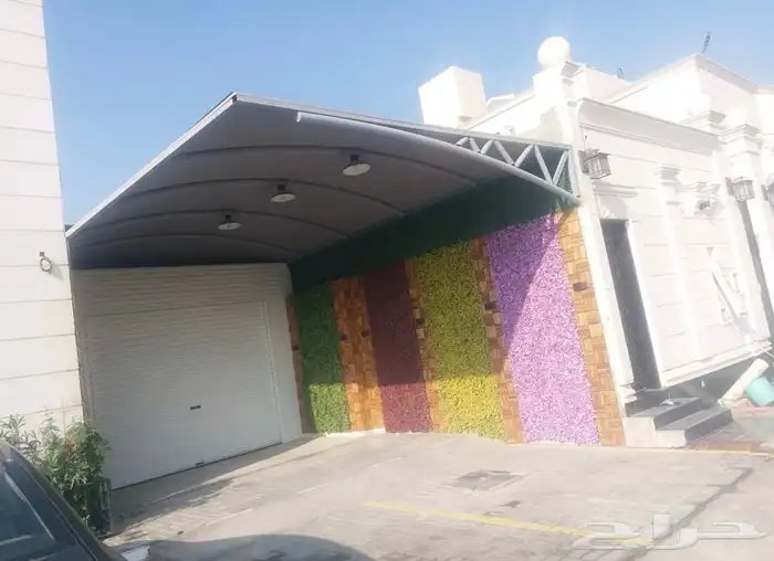 ساتر جدار سواتر حديد شرائح سواتر قماش مظله جلسه مظلات سيارا 31