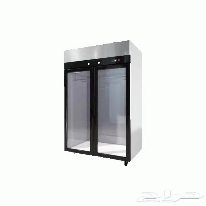 ثلاجة تعليق لحم 2 باب زجاج إستيل (جديد) 0