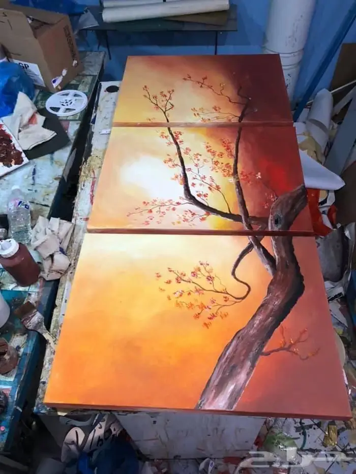 خطاط ورسام لوحات ذهبيه 23