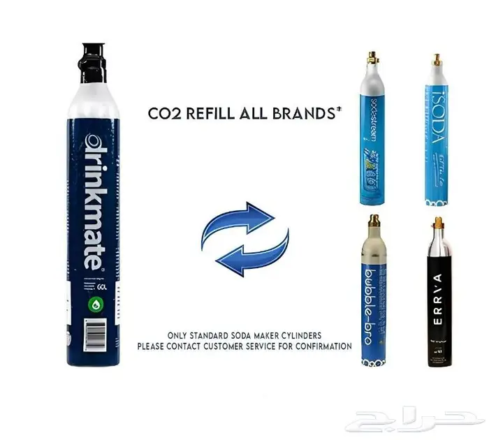 تعبئة اسطوانة Co2 صانعة المشروبات الغازية والفوارة الموهيتو 2