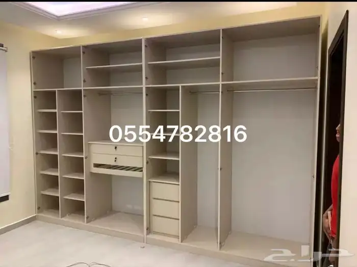 تفصيل خزائن ملابس تفصيل دواليب وغرف نوم واسره 45