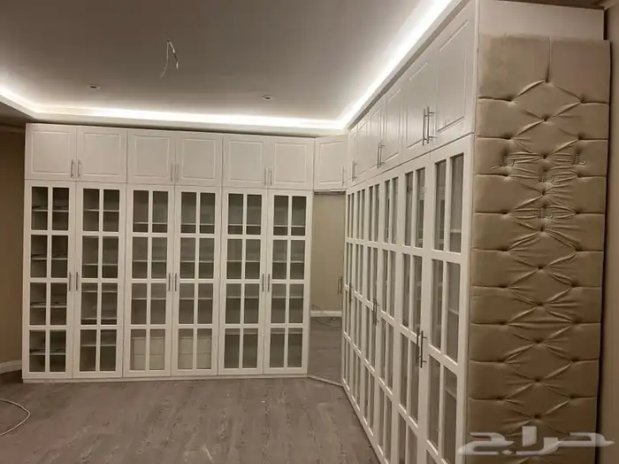 تفصيل خزائن ملابس تفصيل دواليب وغرف نوم واسره 34