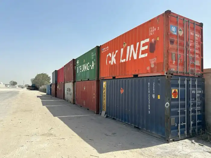 used containers in excellent condition حاويات كونتينرات 6