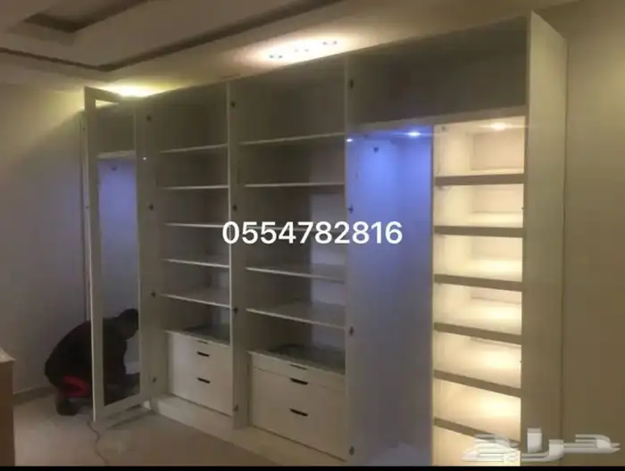 تفصيل خزائن ملابس تفصيل دواليب وغرف نوم واسره 26