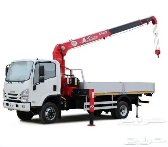 تاجير دينه كرين ونش بوم تراك 3 طن مع الفوركلفت 5