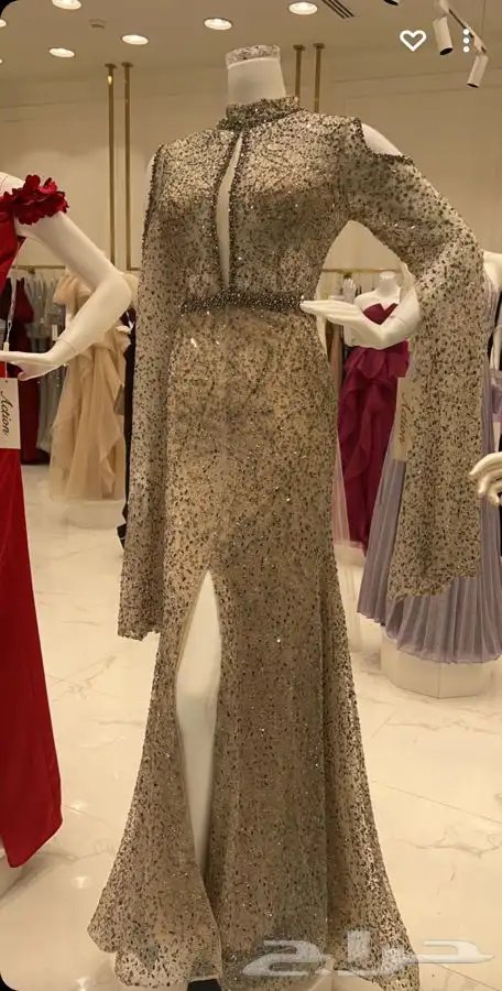 فستان سهرات جديد لم يلبس الامره واحده 0