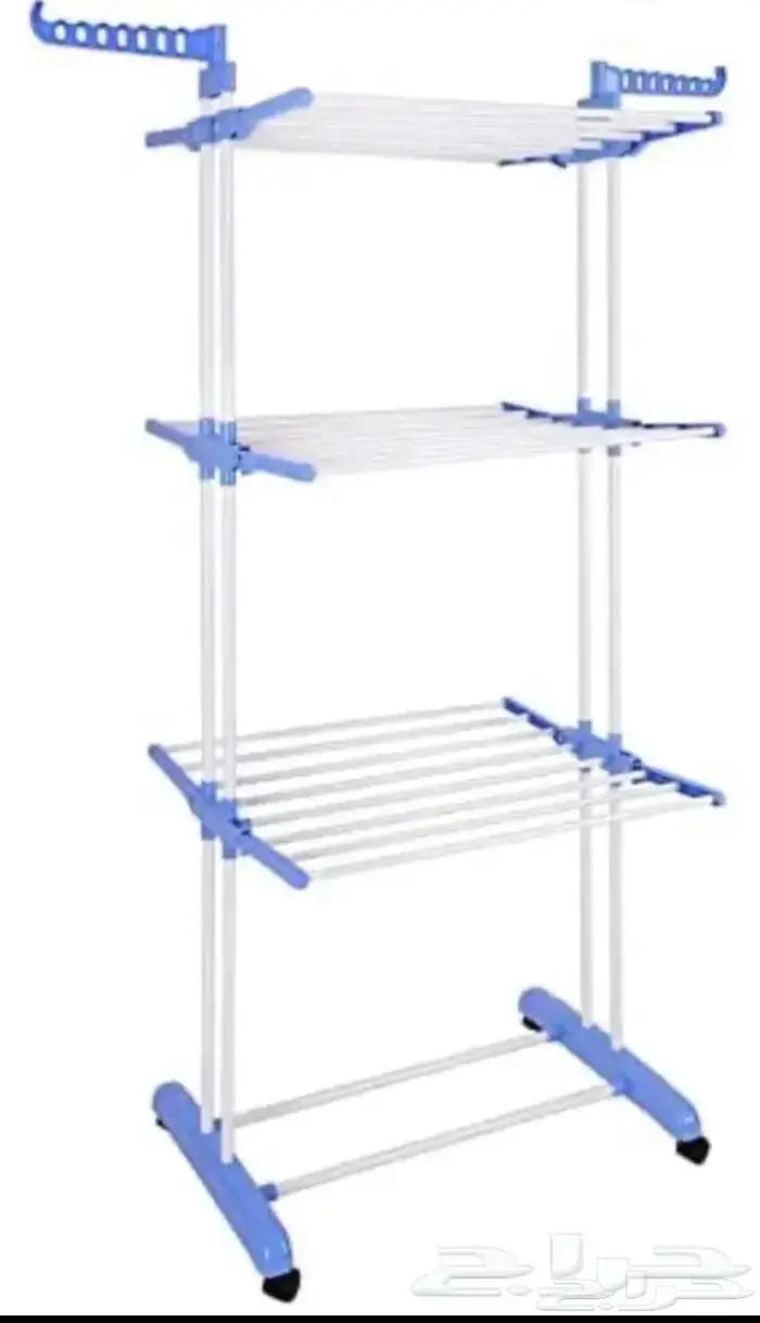 منشر غسيل متحرك قابل للطي 3