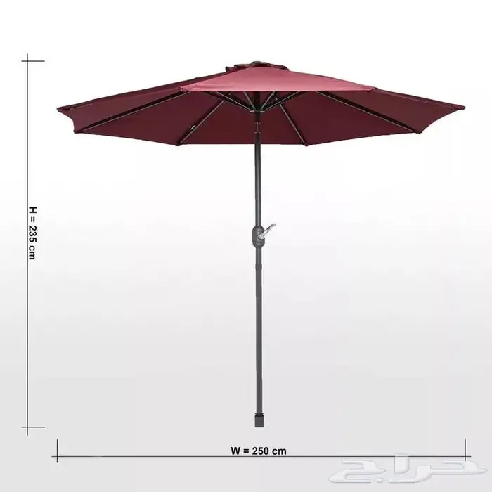 مظلة خارجية قابلة للطي .. مظلة حديقة 7