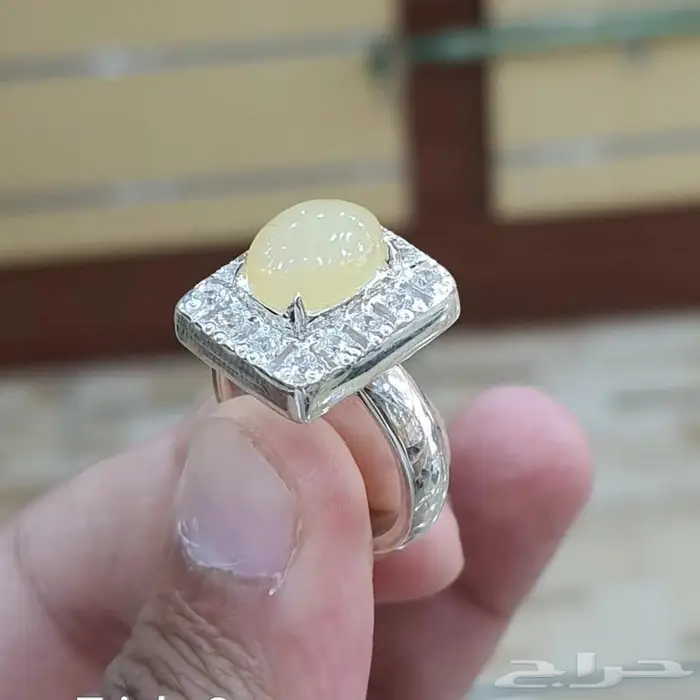 خاتم اوبال اثيوبي نسائي فاخر مميز 1