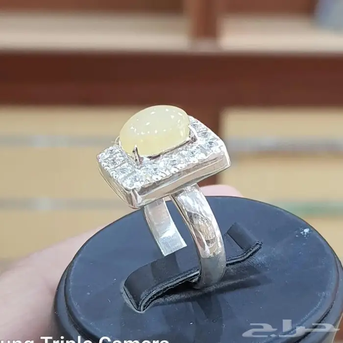 خاتم اوبال اثيوبي نسائي فاخر مميز 3