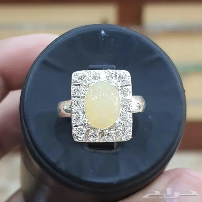 خاتم اوبال اثيوبي نسائي فاخر مميز 5