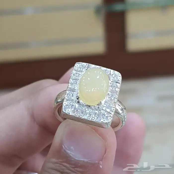 خاتم اوبال اثيوبي نسائي فاخر مميز 0