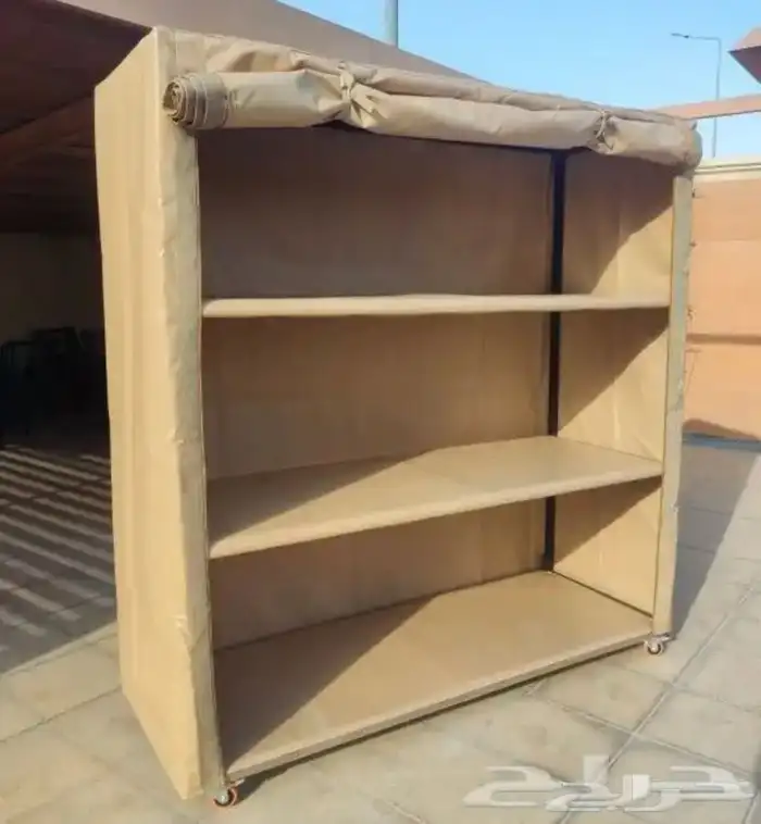 دولاب عزبة متحرك ارفف متنقل دولاب خفض وتخزين اغراض 5