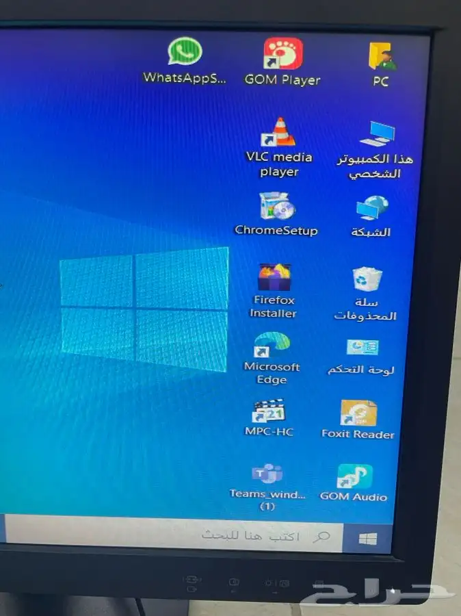 جهاز كمبيوتر معالج i5 مع الشاشة وجميع الاغراض هدية واي فاي 6