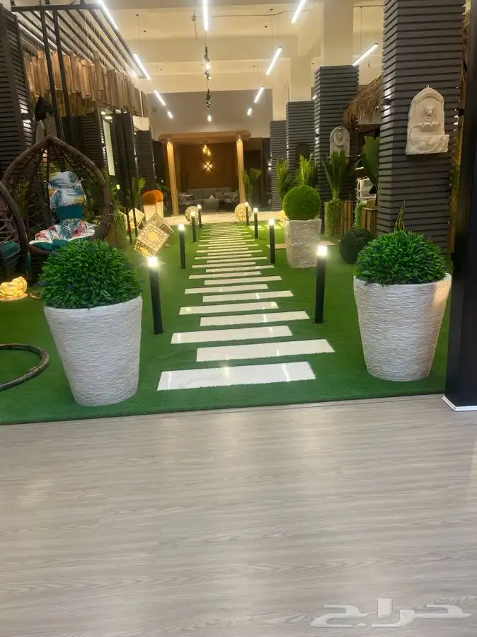 بديل خشب خارجي wpc عشب صناعي 3D 77