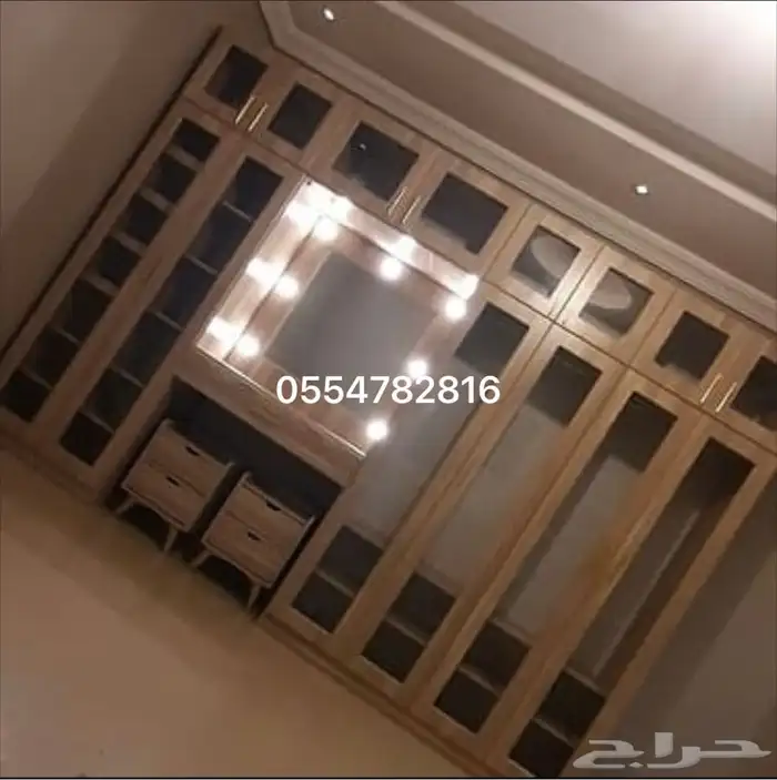 تفصيل خزائن ملابس دواليب غرف ملابس غرف نوم تفصيل حسب الطلب 27