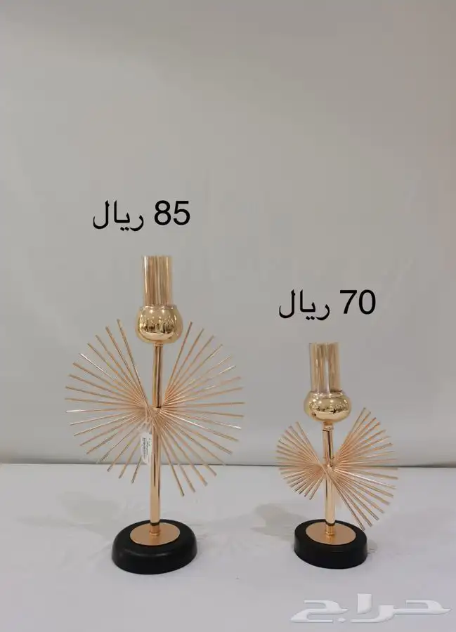 شمعدانات ذهبي 7