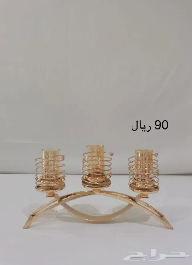 شمعدانات ذهبي 5