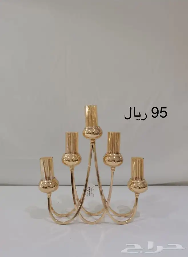 شمعدانات ذهبي 0