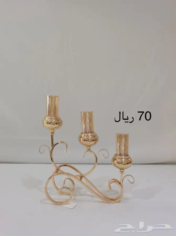 شمعدانات ذهبي 3