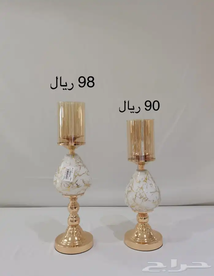 شمعدانات ذهبي 8