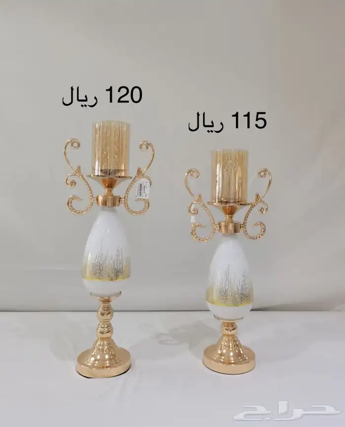 شمعدانات ذهبي 11