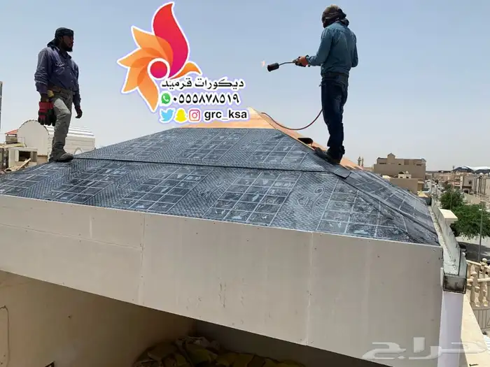 اسمنت بورد غرف زجاجية 19