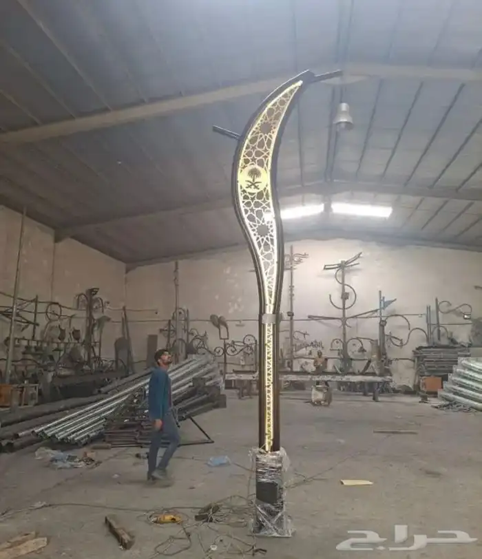 اعمده اناره ديكوريه وامضلع تسليم استشاري 34