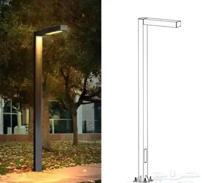 اعمده اناره ديكوريه وامضلع تسليم استشاري 61