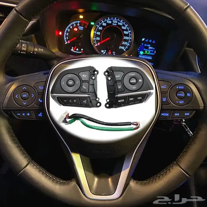 ازرار تحكم و مثبت سرعة كورلا وكامري   راف فور 3