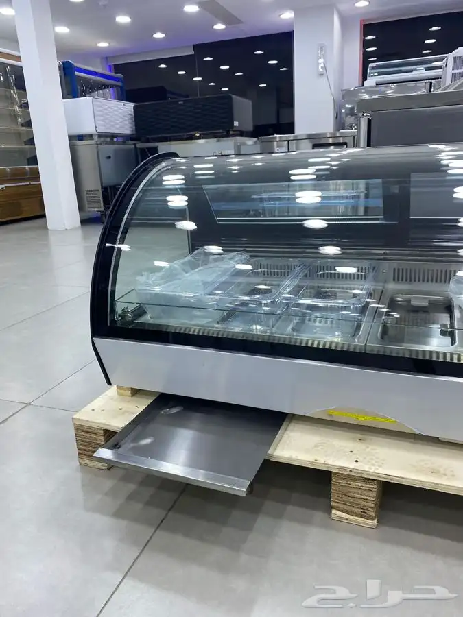 فريزر آيسكريم أعلى الكاونتر بصحون 6