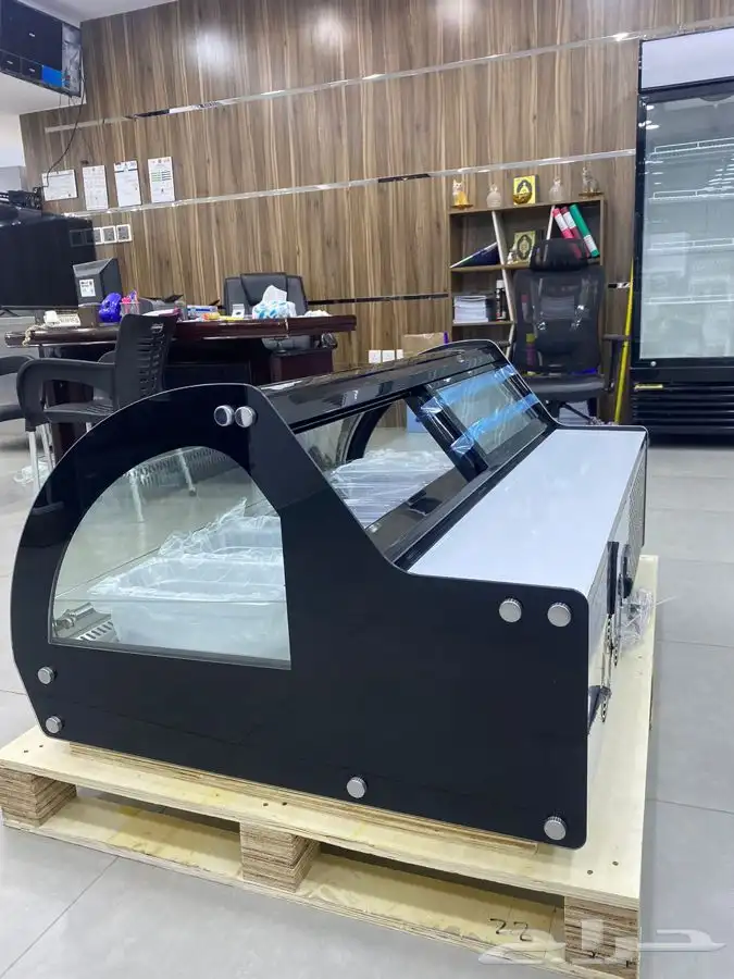 فريزر آيسكريم أعلى الكاونتر بصحون 8