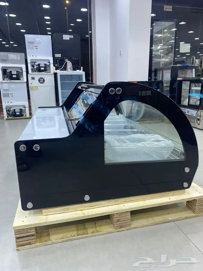 فريزر آيسكريم أعلى الكاونتر بصحون 5