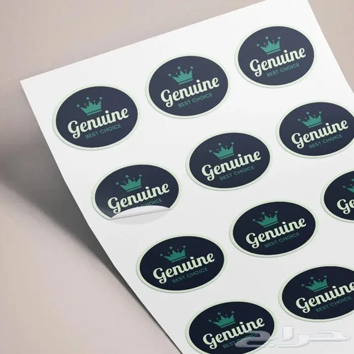 عروض ستيكرات لاصقة بتصميمك الخاص اقل الأسعار 500 حبة 75ريال 2