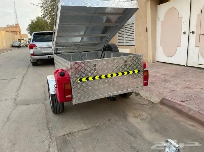 قلص ( مقطورة ) حديد ملبس المنيوم عرض اليوم الوطني 5