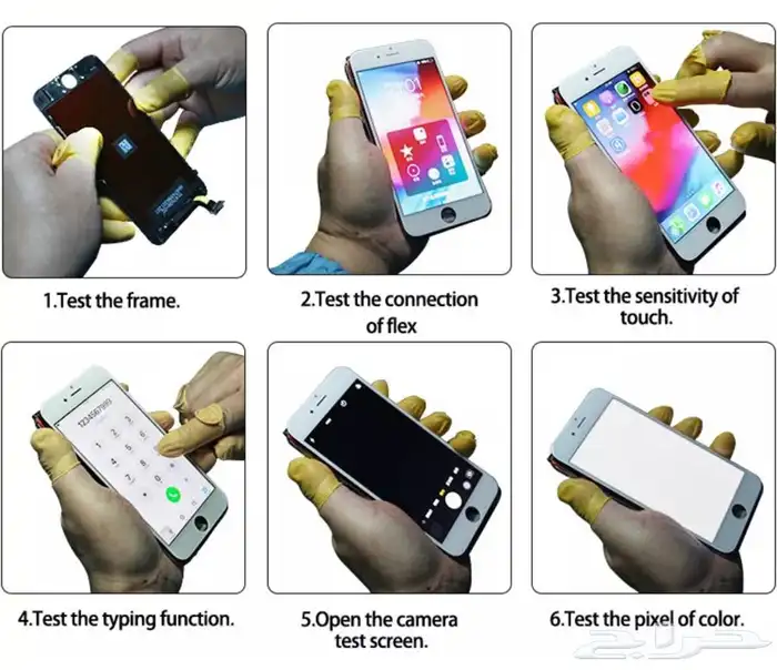 شاشات ايفون iPhone ضمان 2 سنتين صيانة فورية 119 2