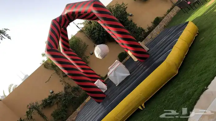 تاجير نطيطات زحاليق مائيه ملاعب صابونية العاب تحدي 5