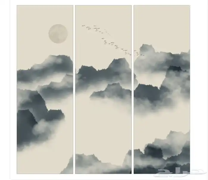 شقة الملقا لوحات جدارية فخامه و راقيه التفصيل حسب الطلب 25