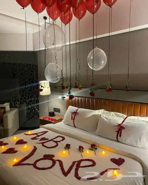 تنسيق ذكرى زواج وتجهيز غرف عرسان 15