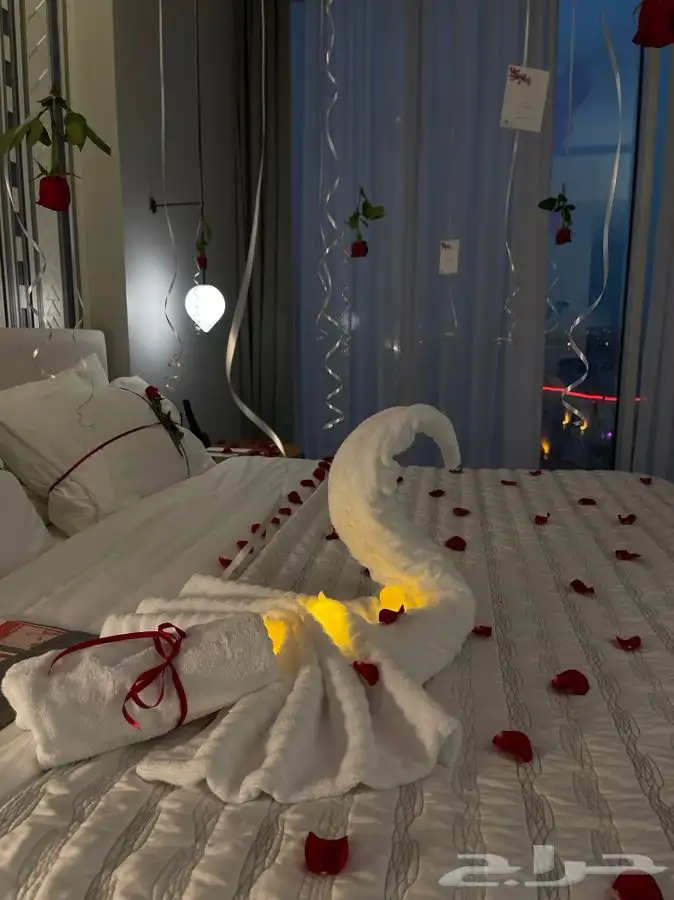 تنسيق ذكرى زواج وتجهيز غرف عرسان 27