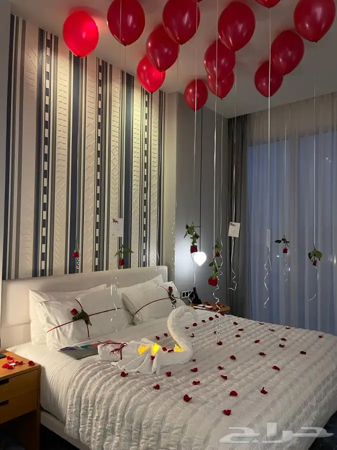 تنسيق ذكرى زواج وتجهيز غرف عرسان 28